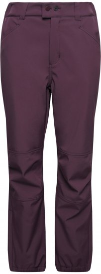 Ulla Popken Softshell Triple Function Fleece Lined Pants Dark Blackberry - Τζιν & Παντελόνια για Γυναίκες σε Μεγάλες Μεγέθη – Plus Size - 