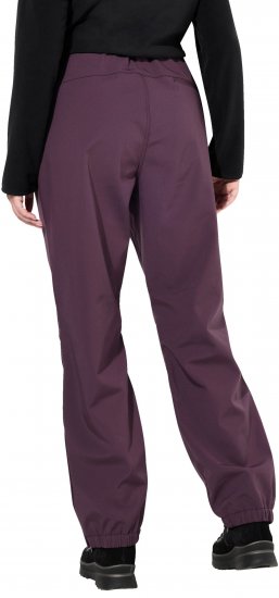 Ulla Popken Softshell Triple Function Fleece Lined Pants Dark Blackberry - Τζιν & Παντελόνια για Γυναίκες σε Μεγάλες Μεγέθη – Plus Size - 