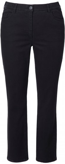 Ulla Popken Stretch Fit Jeans Black - Τζιν & Παντελόνια για Γυναίκες σε Μεγάλες Μεγέθη – Plus Size - 
