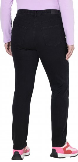 Ulla Popken Stretch Fit Jeans Black - Τζιν & Παντελόνια για Γυναίκες σε Μεγάλες Μεγέθη – Plus Size - 