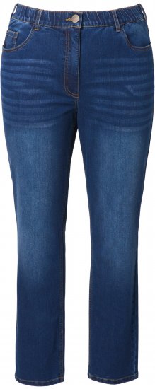 Ulla Popken Stretch Fit Jeans Blue Denim - Τζιν & Παντελόνια για Γυναίκες σε Μεγάλες Μεγέθη – Plus Size - 