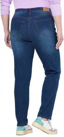 Ulla Popken Stretch Fit Jeans Blue Denim - Τζιν & Παντελόνια για Γυναίκες σε Μεγάλες Μεγέθη – Plus Size - 
