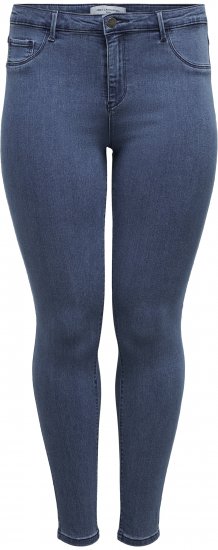 Only Carmakoma Thunder Life Skinny Fit Jeans Blue Denim - Τζιν & Παντελόνια για Γυναίκες σε Μεγάλες Μεγέθη – Plus Size - 