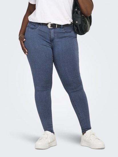 Only Carmakoma Thunder Life Skinny Fit Jeans Blue Denim - Τζιν & Παντελόνια για Γυναίκες σε Μεγάλες Μεγέθη – Plus Size - 