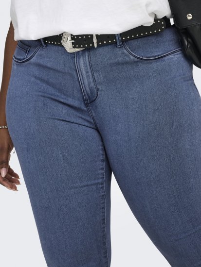 Only Carmakoma Thunder Life Skinny Fit Jeans Blue Denim - Τζιν & Παντελόνια για Γυναίκες σε Μεγάλες Μεγέθη – Plus Size - 