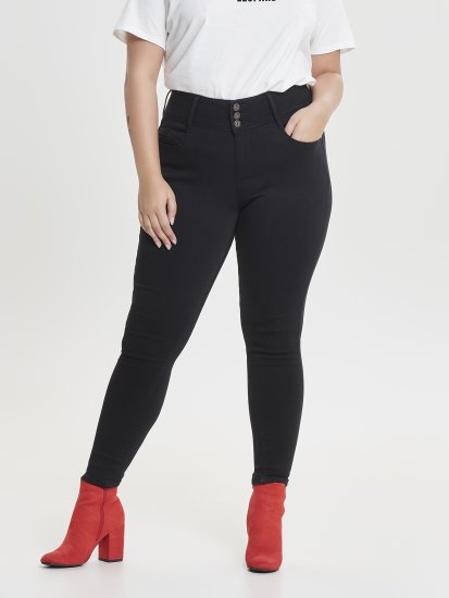 Only Carmakoma Anna Life Skinny Jeans Black - Τζιν - 