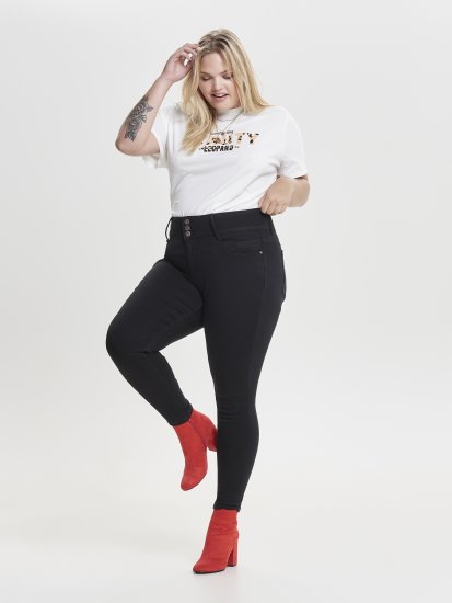 Only Carmakoma Anna Life Skinny Jeans Black - Τζιν - 
