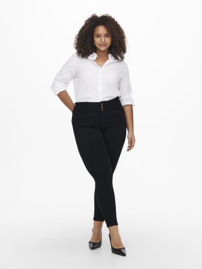 Only Carmakoma Anna Life Skinny Jeans Black - Τζιν - 