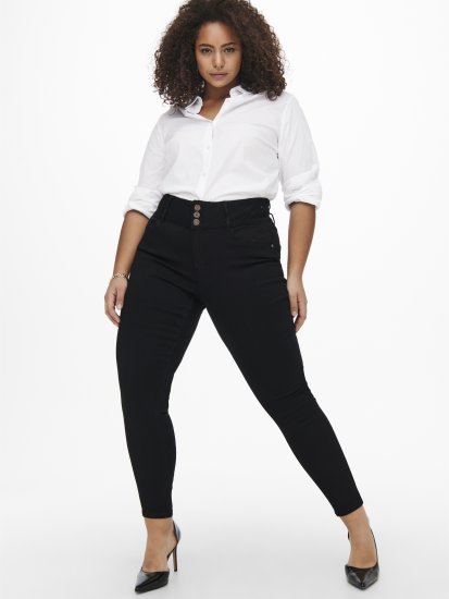 Only Carmakoma Anna Life Skinny Jeans Black - Τζιν - 