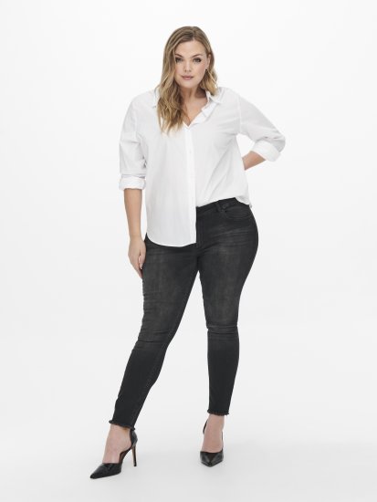 Only Carmakoma Willy Skinny Fit Jeans Black - Τζιν - 