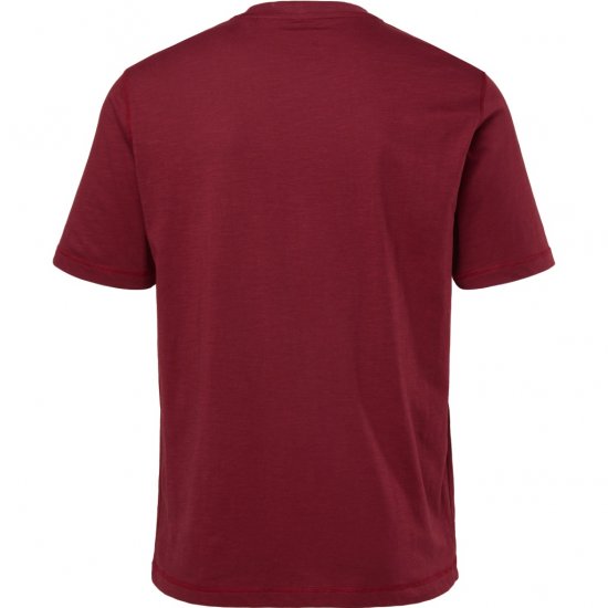 JP1880 T-Shirt Short Sleeve Soft Jersey Red - Μακό μπλουζάκια - Aνδρικά μπλουζεσ μεγάλα μεγέθη