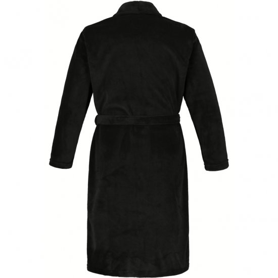 JP1880 Bathrobe with Spacious Patch Pockets Black - Εσώρουχα/Μαγιό - Aνδρικά Εσώρουχα μεγάλα μεγέθη