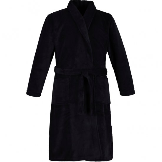 JP1880 Bathrobe with Spacious Patch Pockets Dark Navy - Εσώρουχα/Μαγιό - Aνδρικά Εσώρουχα μεγάλα μεγέθη