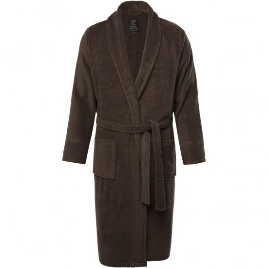 JP1880 Bathrobe Extra Soft Terry Cloth Brown - Εσώρουχα/Μαγιό - Aνδρικά Εσώρουχα μεγάλα μεγέθη