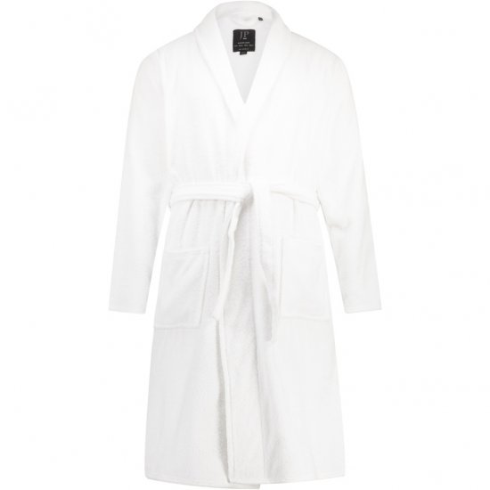 JP1880 Bathrobe Extra Soft Terry Cloth White - Εσώρουχα/Μαγιό - Aνδρικά Εσώρουχα μεγάλα μεγέθη