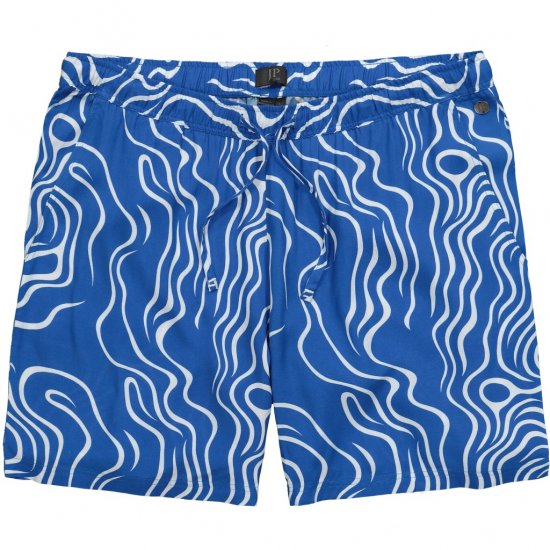 JP1880 Bermuda Shorts All-over Print Royal Blue - Σορτς - Aνδρικεσ βερμουδεσ μεγαλα μεγάλα μεγέθη