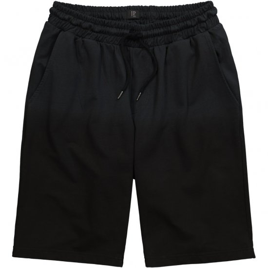 JP1880 Bermuda Sweatshorts DIpDye Black - Αθλητικές φόρμες/σορτσάκια - Αθλητικές Φόρμες ανδρικεσ μεγάλα μεγέθη