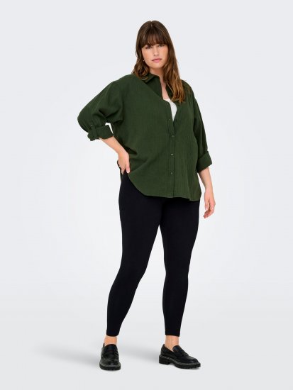 Only Carmakoma Time Leggings Black - Κολάν - 