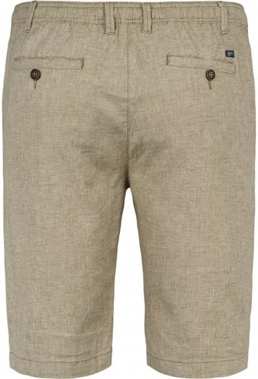 North Latitude 41106 Linen Shorts Beige - Σορτς - Aνδρικεσ βερμουδεσ μεγαλα μεγάλα μεγέθη