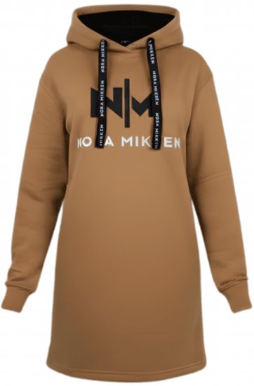 Nora Mikken KADRI Long Hoodie Camel - Φούτερ/Φούτερ με κουκούλα - 