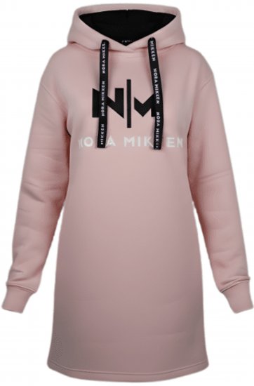 Nora Mikken KADRI Long Hoodie PINK - Φούτερ/Φούτερ με κουκούλα - 