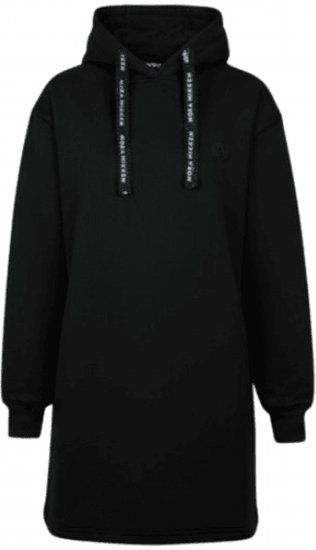 Nora Mikken KRISTINA Long Hoodie Black - Φούτερ/Φούτερ με κουκούλα - 