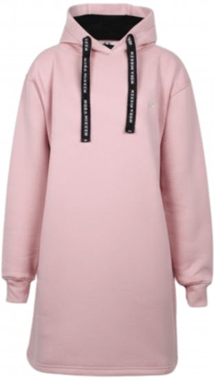 Nora Mikken KRISTINA Long Hoodie Pink - Φούτερ/Φούτερ με κουκούλα - 