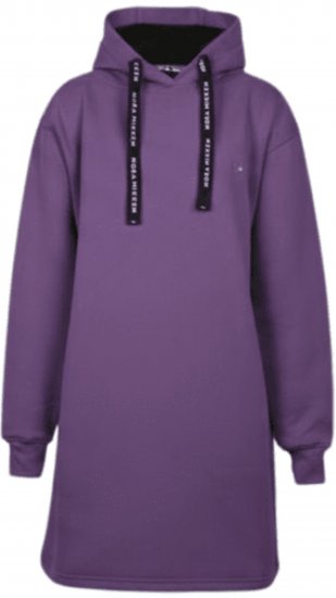 Nora Mikken KRISTINA Long Hoodie Purple - Φούτερ/Φούτερ με κουκούλα - 