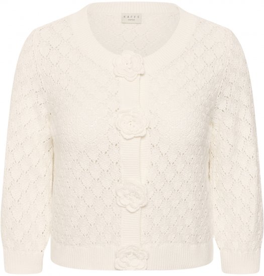 Kaffe Curve Kathrina Pullover White - Πλεκτά πουλόβερ - 