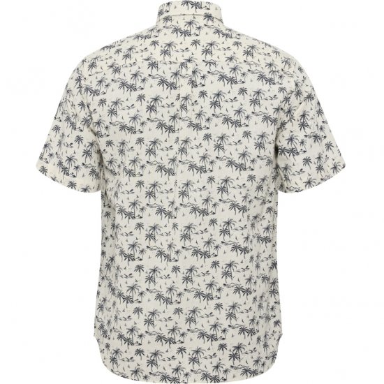 North Latitude Shirt Short Sleeve Off White - Πουκάμισα - Aνδρικά πουκαμισα μεγαλα μεγάλα μεγέθη