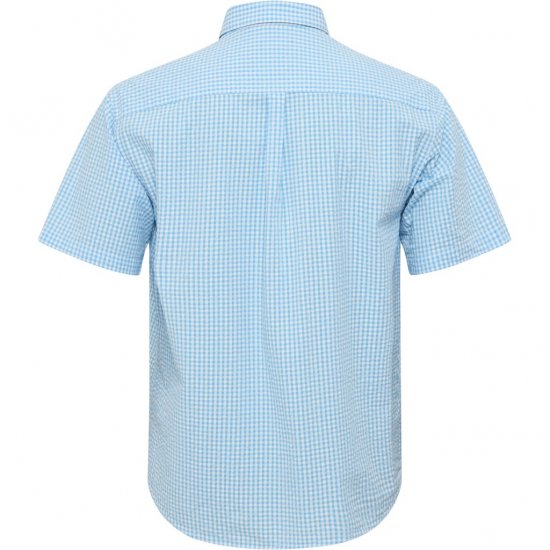 North Latitude Shirt Short Sleeve Turquoise - Πουκάμισα - Aνδρικά πουκαμισα μεγαλα μεγάλα μεγέθη