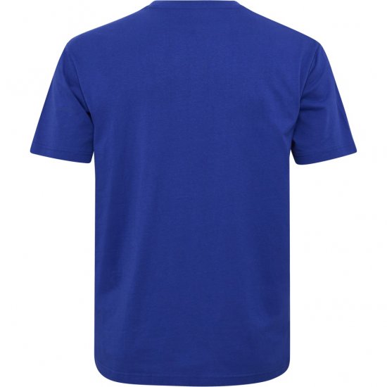 North Latitude T-shirt Printed Short Sleeve Blue - Μακό μπλουζάκια - Aνδρικά μπλουζεσ μεγάλα μεγέθη