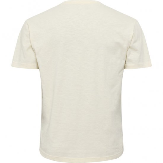 North Latitude T-shirt Printed Short Sleeve Off-White - Μακό μπλουζάκια - Aνδρικά μπλουζεσ μεγάλα μεγέθη