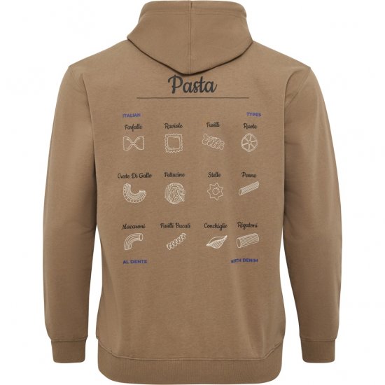 North Latitude Hoodie with Zipper Dark Sand TALL - TALL Φούτερ - 
