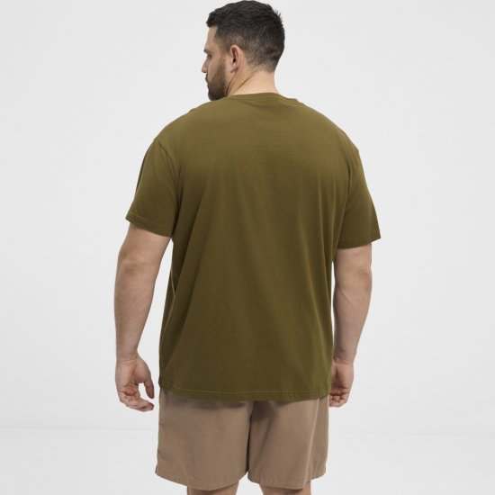 North Latitude T-Shirt Lazy Days Green - Μακό μπλουζάκια - Aνδρικά μπλουζεσ μεγάλα μεγέθη