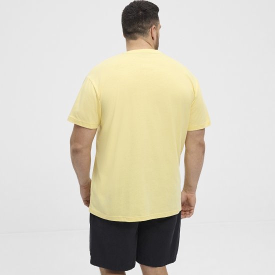 North Latitude T-Shirt Printed Yellow - Μακό μπλουζάκια - Aνδρικά μπλουζεσ μεγάλα μεγέθη