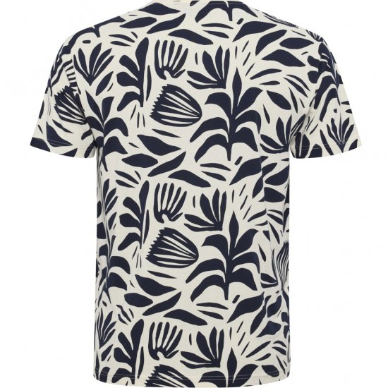 North Latitude T-shirt Allover Printed Navy - Μακό μπλουζάκια - Aνδρικά μπλουζεσ μεγάλα μεγέθη