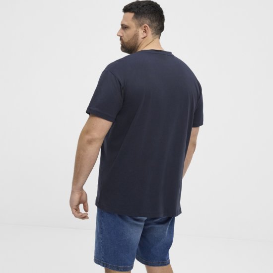 North Latitude T-Shirt Ice Cream Navy - Μακό μπλουζάκια - Aνδρικά μπλουζεσ μεγάλα μεγέθη