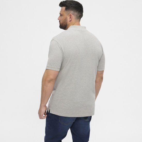 North Latitude Polo Short Sleeve Grey - Πόλο μπλουζάκια - Aνδρικά μπλουζακια πολο μεγάλα μεγέθη