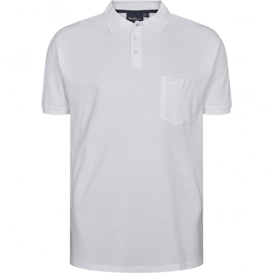 North Latitude Polo Short Sleeve White TALL - TALL Πόλο μπλουζάκια - 