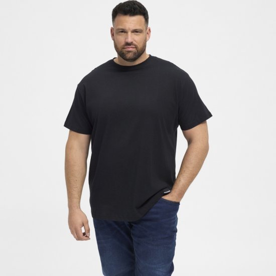 North Latitude T-Shirt 2-Pack Black - Μακό μπλουζάκια - Aνδρικά μπλουζεσ μεγάλα μεγέθη