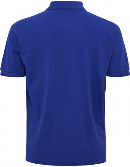 North Latitude Polo Pique Short Sleeve Cobalt Blue - Πόλο μπλουζάκια - Aνδρικά μπλουζακια πολο μεγάλα μεγέθη