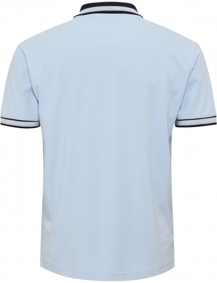 North Latitude Polo Pique Short Sleeve Light Blue - Πόλο μπλουζάκια - Aνδρικά μπλουζακια πολο μεγάλα μεγέθη