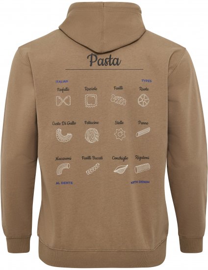 North Latitude Hoodie with Zipper Dark Sand - φούτερ/Φούτερ με κουκούλα - φούτερ/Φούτερ με κουκούλα ανδρικά μεγάλα μεγέθη 