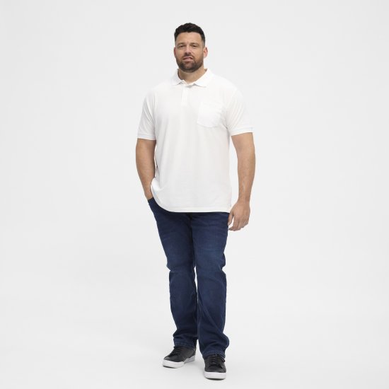 North Latitude Polo Short Sleeve White - Πόλο μπλουζάκια - Aνδρικά μπλουζακια πολο μεγάλα μεγέθη