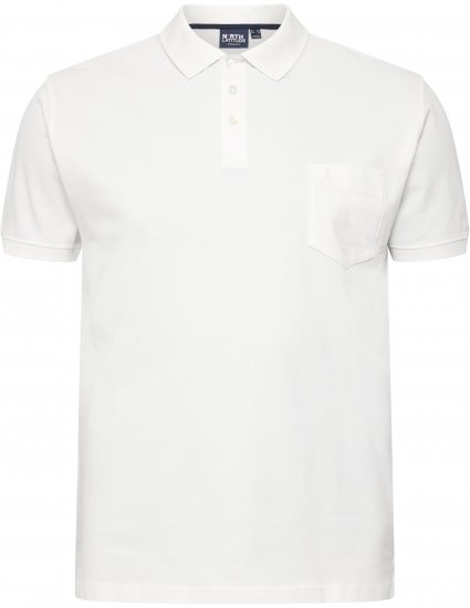 North Latitude Polo Short Sleeve White - Πόλο μπλουζάκια - Aνδρικά μπλουζακια πολο μεγάλα μεγέθη