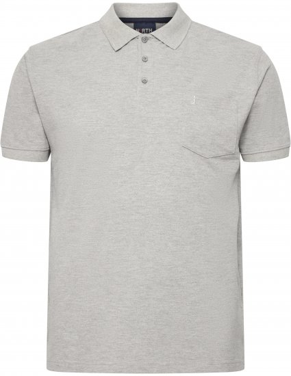 North Latitude Polo Short Sleeve Grey - Πόλο μπλουζάκια - Aνδρικά μπλουζακια πολο μεγάλα μεγέθη