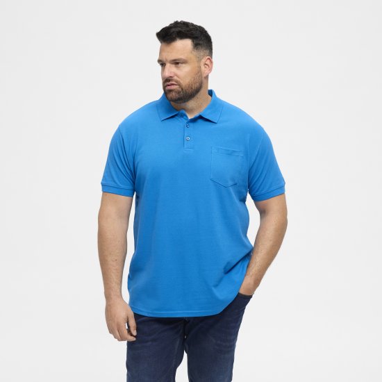 North Latitude Polo Short Sleeve Blue - Πόλο μπλουζάκια - Aνδρικά μπλουζακια πολο μεγάλα μεγέθη