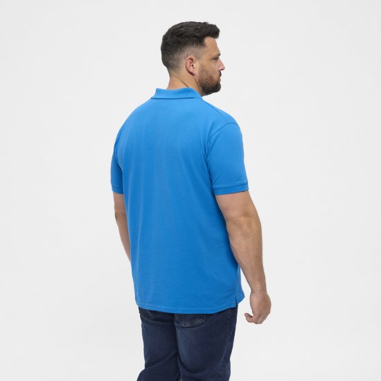 North Latitude Polo Short Sleeve Blue - Πόλο μπλουζάκια - Aνδρικά μπλουζακια πολο μεγάλα μεγέθη