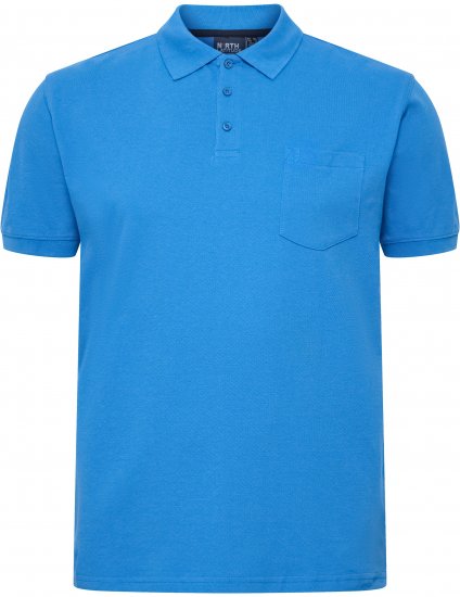 North Latitude Polo Short Sleeve Blue - Πόλο μπλουζάκια - Aνδρικά μπλουζακια πολο μεγάλα μεγέθη